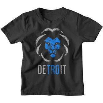 Detroit 313 Lion Kinder Tshirt - Seseable