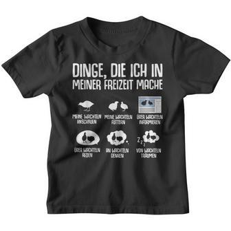 Die Ich In Meiner Freizeit Mache Quail Kinder Tshirt - Seseable