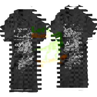Dino Skateboard Niños Trex Skater Camiseta niño - Regaloses