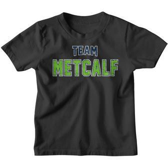 Distressed Team Metcalf Surname Proud Family Last Name Youth T-shirt - Seseable
