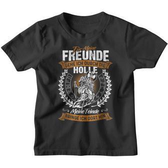 Durch Die Hölle Viking & Walhalla German Language Kinder Tshirt - Seseable