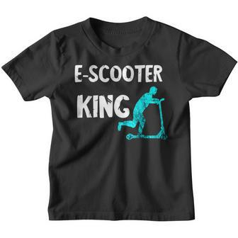 E-Scooter King Electric Scooter King Escooter Driver Kinder Tshirt - Seseable