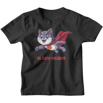 El Gato Volador' Gato Gato Superhéroe Inspirado En El Anime Camiseta niño - Regaloses