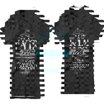Es Una Cosa De Taylor Que No Entenderías Apellido Camiseta niño - Regaloses
