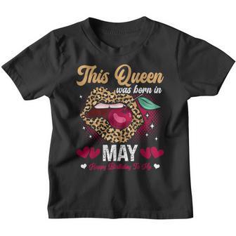 Esta Reina Nació En Mayo Feliz Cumpleaños Para Mí Camiseta niño - Regaloses