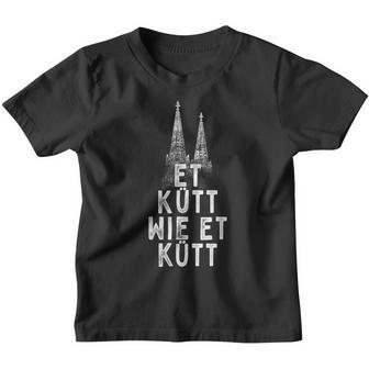 Et Kütt Wie Et Kütt Kölsches Grundgesetz Cologne Cathedral In Cologne Kinder Tshirt - Seseable