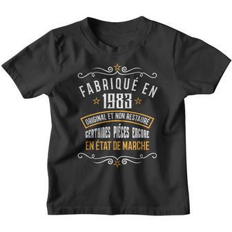 Fabriqué En 1983 40 Ans Anniversaire Homme Youth T-shirt - Cadeauxyz