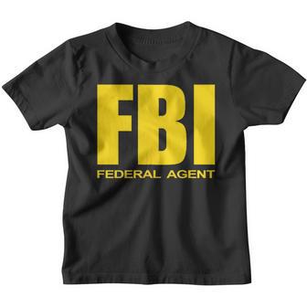 Fbi Federal Bureau Of Investigation Chest Logo Agent Kinder Tshirt - Seseable