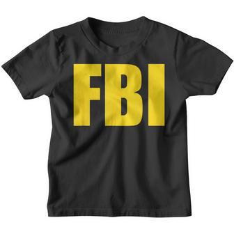 Fbi Federal Bureau Of Investigation Logo Kinder Tshirt - Seseable