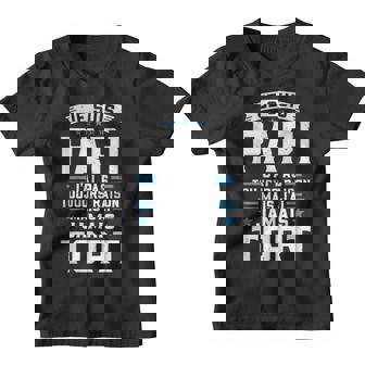 Fête Des Grands-Pères Papi Jamais Tort Super Papy Youth T-shirt - Cadeauxyz