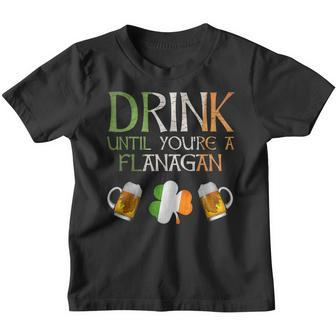 Flanagan Family Name For Proud Irish From Ireland Youth T-shirt - Seseable