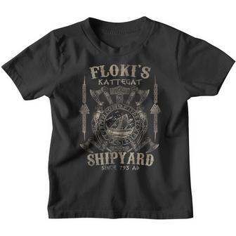 Floki's Kattegat Vikings Shipyard Nordic Mythology Costume S Kinder Tshirt - Seseable