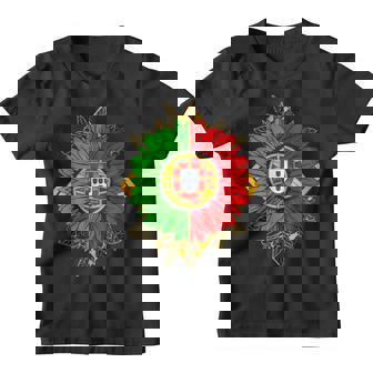 Flores Portuguesas Bandera De Portugal Camiseta niño - Regaloses