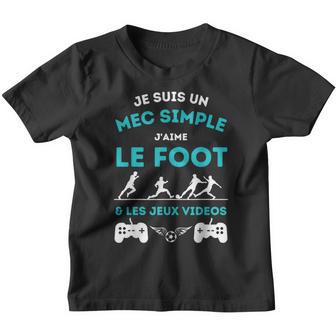 Football Cadeau Pour Footballeurs Et Fans De Foot Jeuxideo Youth T-shirt - Cadeauxyz