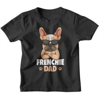 Frenchie Dad French Bulldog Dad Kinder Tshirt - Seseable