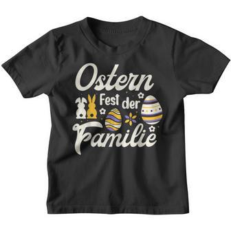 Frohe Ostern Easter Eggs Easter Bunny Kinder Tshirt - Seseable