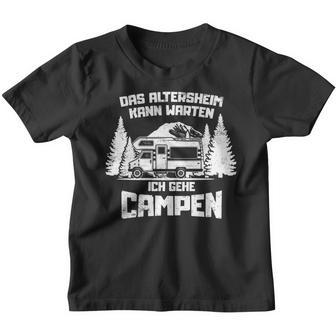 Fun Camper Campen Camping Wohnwagen Womo Urlauber Geschenke Kinder Tshirt - Seseable