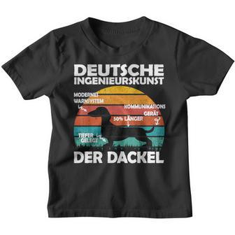 Dog Owner Dachshund Kinder Tshirt - Seseable