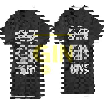 Gym Alcool Gin Tonic Gym Gin Tonic Citron Youth T-shirt - Cadeauxyz