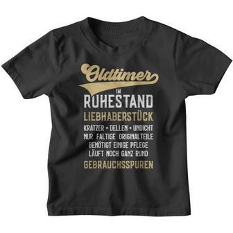 Old Timer In Rest Rente Rentner Kinder Tshirt - Geschenkecke