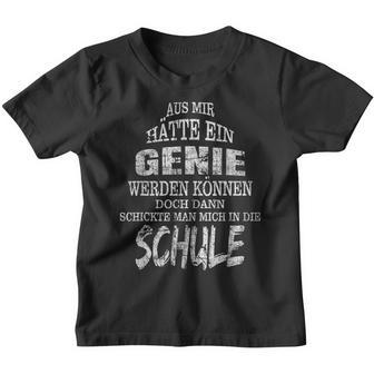 Slogan For Students And Students School Genie Kinder Tshirt - Seseable