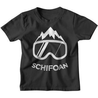 Snowboard Schifoan Snowboarder Skiing Ski Kinder Tshirt - Geschenkecke