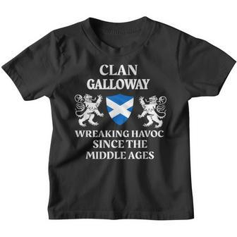Galloway Scottish Family Clan Scotland Name Youth T-shirt - Seseable