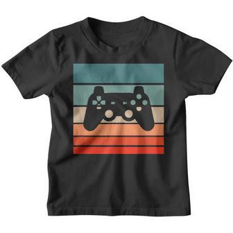 Gaming Controller Retro Style Vintage Kinder Tshirt - Seseable