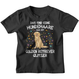 Golden Retriever Glitter Dog Holder Mix Dog Kinder Tshirt - Geschenkecke