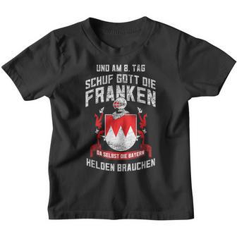 Gott Schuf Die Franken Franconian Heroes Kinder Tshirt - Geschenkecke