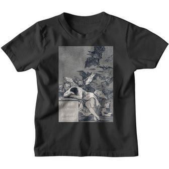 Goya 2 Der Schlaf Der Vernunft Bringt Monster Hervorvorvorvor Kinder Tshirt - Seseable