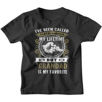 Grandad Is My Favorite Name Fathers Day For Men Youth T-shirt | Seseable CA