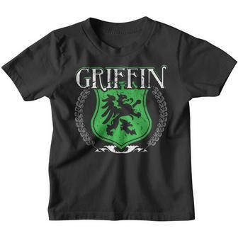 Griffin Irish Family Surname Last Name Family Crest Youth T-shirt - Seseable