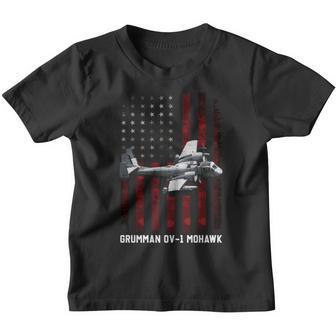 Grumman Ov 1 Mohawk Plane Ov1d Mohawk Kinder Tshirt - Seseable