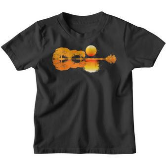 Guitar Sun Guitar Guitarist Kinder Tshirt - Seseable