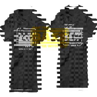 Guitare Basse Batterie Que La Basse Soit Avec Toi Bassiste Youth T-shirt - Cadeauxyz