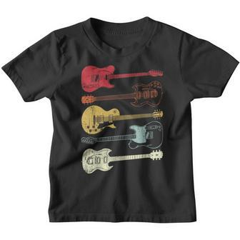 Guitarras Músico Retro Vintage Regalo Camiseta Camiseta niño - Seseable