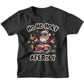 Ho Ho Holy Aperoly Christmas Spritz Aperoli Kinder Tshirt - Seseable
