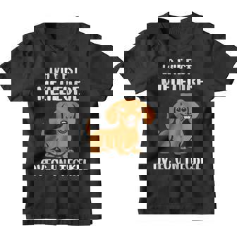 Humour Teckels Chien Laie Est Meilleure Avec Un Teckel Youth T-shirt - Cadeauxyz