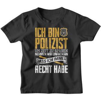 Ich Bin Polizist Um Zeit Zu Save Take Wir Einfach Dass Kinder Tshirt - Seseable