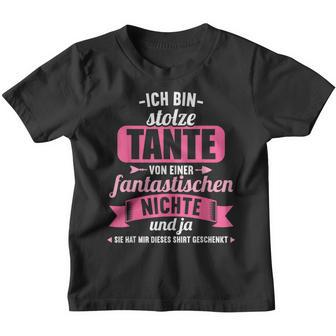 Ich Bin Stolze Tanteon Einer Fantastischen Niece Tanten German Kinder Tshirt - Seseable