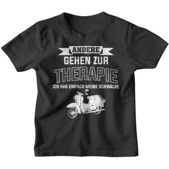 Ich Brauch Keine Therapie Schwalbenfahrer Schwalbe S51 Kinder Tshirt - Seseable