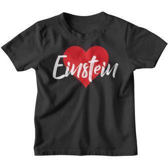 Ich Liebe Einstein First Name Love Heart S Kinder Tshirt - Seseable