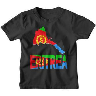 Ich Liebe Eritrea Flag In Eritrean Map Love Eritrea Flag Map Kinder Tshirt - Seseable