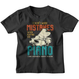 Ich Mache Keine Fehlbei Klavierspiel I'm Not Mistake Kinder Tshirt - Seseable