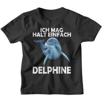Ich Mag Halt Einfach Dolphin Sweet Dolphin S Kinder Tshirt - Seseable