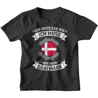 Ich Muss Nur Nach Denmark Kinder Tshirt - Geschenkecke