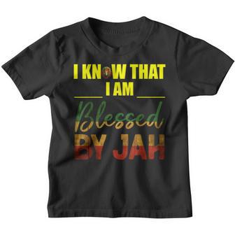 Ich Weiß Ich Bin Gesegneton Jah Rasta Kinder Tshirt - Geschenkecke