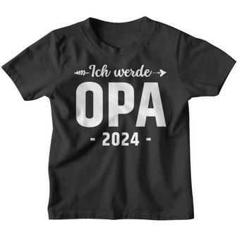 Ich Werde Opa 2024 Surprise Werdender Opa Du Wirst Opa Kinder Tshirt - Seseable
