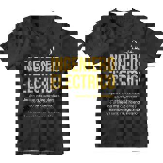 Ingeniero Electrico Definición Regalo Ingeniero Electrico Camiseta niño - Regaloses